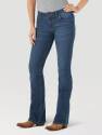 Essential Kora Regular Fit Mid Rise Bootcut Women's Jeans, 32 in L X 27 in W