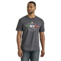 Asphalt Mexico Flag Short Sleeve Men's T Shirt, M