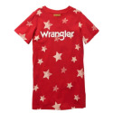Girl's Small Red Star Western Dress