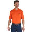 Large Tall Safety Orange Riggs Workwear Men's Short Sleeve Tee