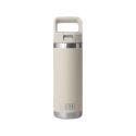18-Ounce Taupe Rambler Water Bottle With Color-Matched Straw Cap