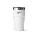 20-Ounce White Stackable Rambler Cup With Magslider Lid