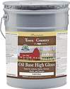 5-Gallon High Gloss White Oil Base Roof And Fence Paint