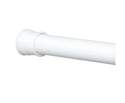 52-Inch To 86-Inch White Adjustable Tension Shower Rod