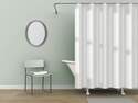 70-Inch X 72-Inch White Lightweight Peva Shower Curtain Liner 
