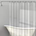 70 in. W x 72 in. L PEVA Shower Curtain Liner - Medium Weight, Clear, 1-Pack