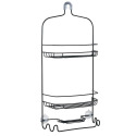 Matte Black 2-Shelf Over-The-Shower Caddy