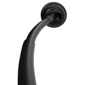 50-72 in. Adjustable Shower Rod, Curved - Matte Black