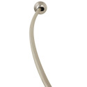 50-72 in. Adjustable Shower Rod, Curved - Satin Nickel