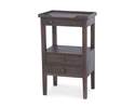 Eton Wood Side Table With Pull Out Shelf