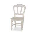 Napoleon Dining Chair With Carved Back, White Harvest