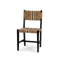 Lorenzo Teak Batavia Black Dining Chair