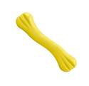 Flex-N-Chew Small Yellow Dog Bone Dog Toy