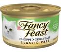 Fancy Feast Grain Free Classic Chopped Grill Pate Feast Canned Cat Food, 3-Ounce