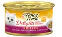 Fancy Feast Delights Cheddar Grilled Chicken & Cheddar Cheese Feast In Gravy Canned Cat Food, 3-Ounce