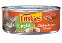 Friskies Chicken & Tuna Filet Dinner Canned Cat Food, 5.5-Ounce