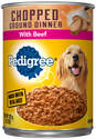13.2-Ounce Chopped Ground Beef Dinner Adult Wet Dog Food