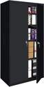 33 x 18 x 72-Inch Black Fixed Shelf Multi-Purpose Storage Center 