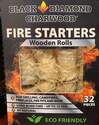 Charwood Fire Starters Wooden Rolls 32-Piece