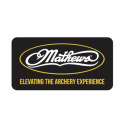 Black Mathews Logo Sticker