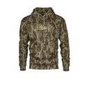 Logo Mossy Oak® Bottomland® Drawcord Long Sleeve Pullover Camo Jacket, 2XL