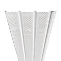 12-Inch X 12-Foot White 3-Panel Vented Vinyl Soffit