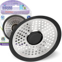 ShowerShroom® Ultra Revolutionary Stainless Steel Drain Protector, Hair Catcher, Strainer