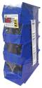 Blue Polymer Ultra Stack And Hang Bin 4-Count