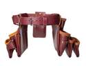 X-Large Leather 7-Pouch Framer Set Tool Belt 