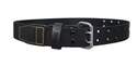 Black Poly Grommet Web Men's Belt, L