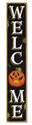 8 X 46-1/2-Inch Welcome Jack-O-Lantern Porch Sign