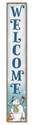 8 X 46-1/2-Inch Welcome Snowman Porch Sign