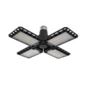 Black 4-Panel LED Garage Light