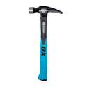 20-Oz Ox Trade Fiberglass Handle Straight Claw Hammer