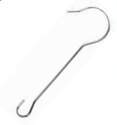 7-Inch Silver Hook