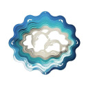 Vivid Collection Large Dolphins Stainless Steel Wind Spinner