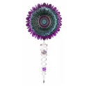 Mini Galactic Mandala Stainless Steel Wind Spinner And Crystal Twister Set