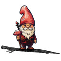 14-Inch Gnome Tree Stake