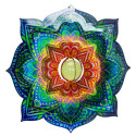 12-Inch Glow Mandala Spinner