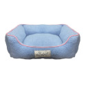 24-Inch X 20-Inch Washable Teddy Fur Cuddler Pet Bed