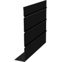 6-Inch x 12-Foot Black Beaded Aluminum Fascia