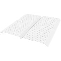 12-Foot White Aluminum D6 Vented Soffit 12 Foot