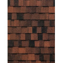 33-Lineal-Feet Autumn Brown Shingle Hip And Ridge Bundle