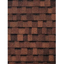 Rustic Hickory Heritage Laminated Shingle Square