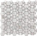 12 x 12-Inch Kaleidoscope Marble Mosaic Natural Stone Tile Sheet, Each