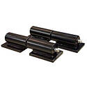5-Inch Barrel Hinge With Plate And Grease Zerk, 2-Pack