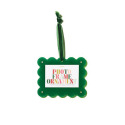 5 X 5-Inch Green Acrylic Picture Frame Ornament