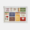 6.5 X 9.5 X 1.5-Inch Height Small Texas Matchbook Tray