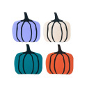 Large Mixed Color Hocus Pocus Pumpkin Shaped Paper Napkins, 16-Pack