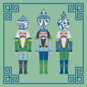 20-Pack Ginger Jar Nutcracker Holiday Cocktail Napkins